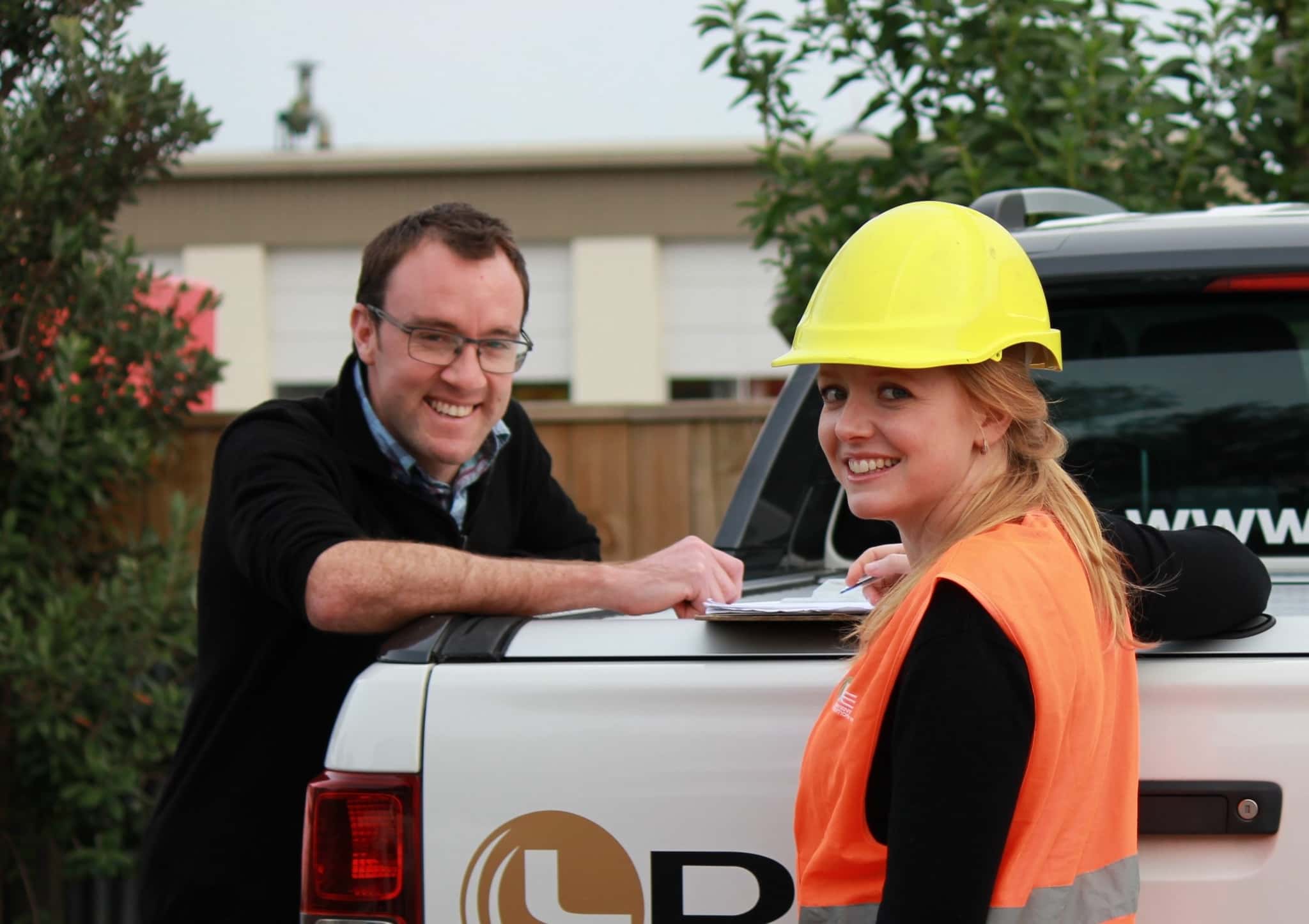 LDE engineers in the field